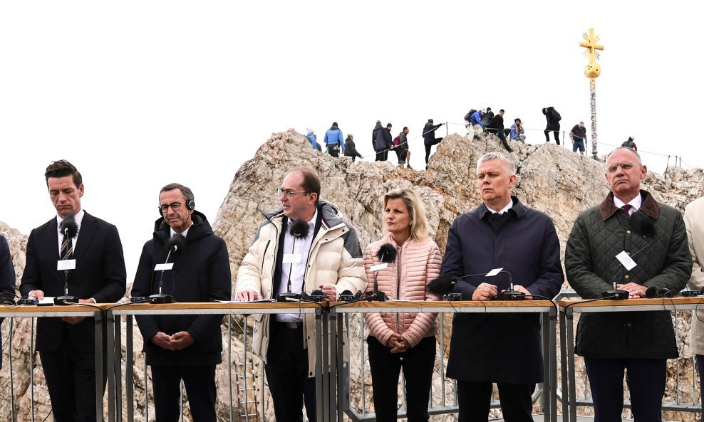 Ministri unutarnjih poslova Njemačke i susjednih zemalja na sastanku na najvišem vrhu Zugspitze