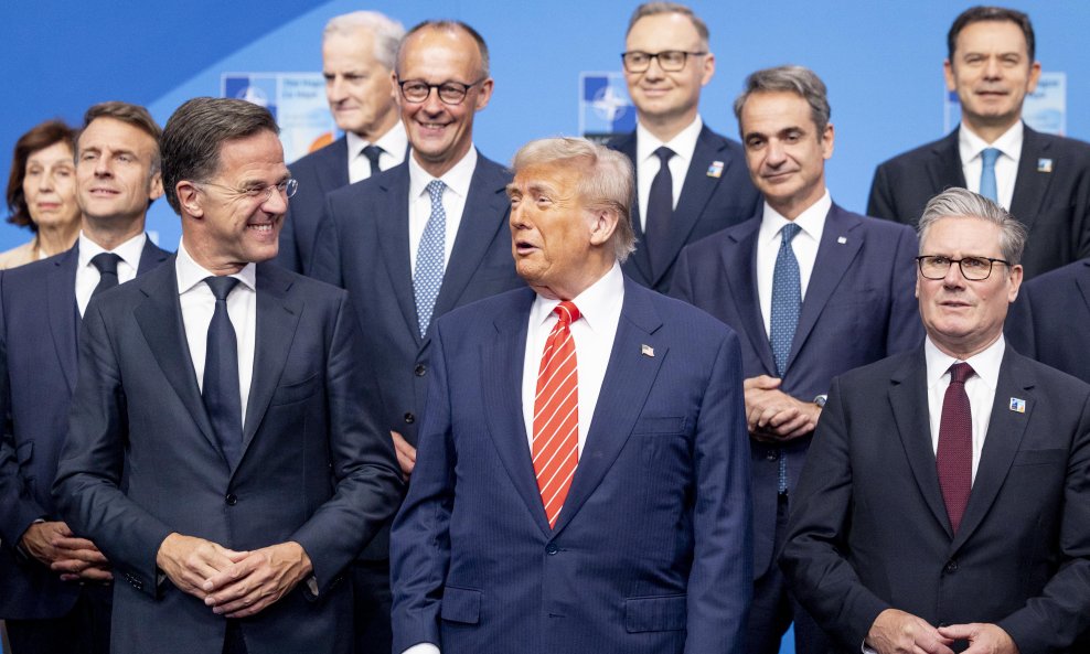 Mark Rutte, Friedrich Merz, Donald Trump, Keir Starmer