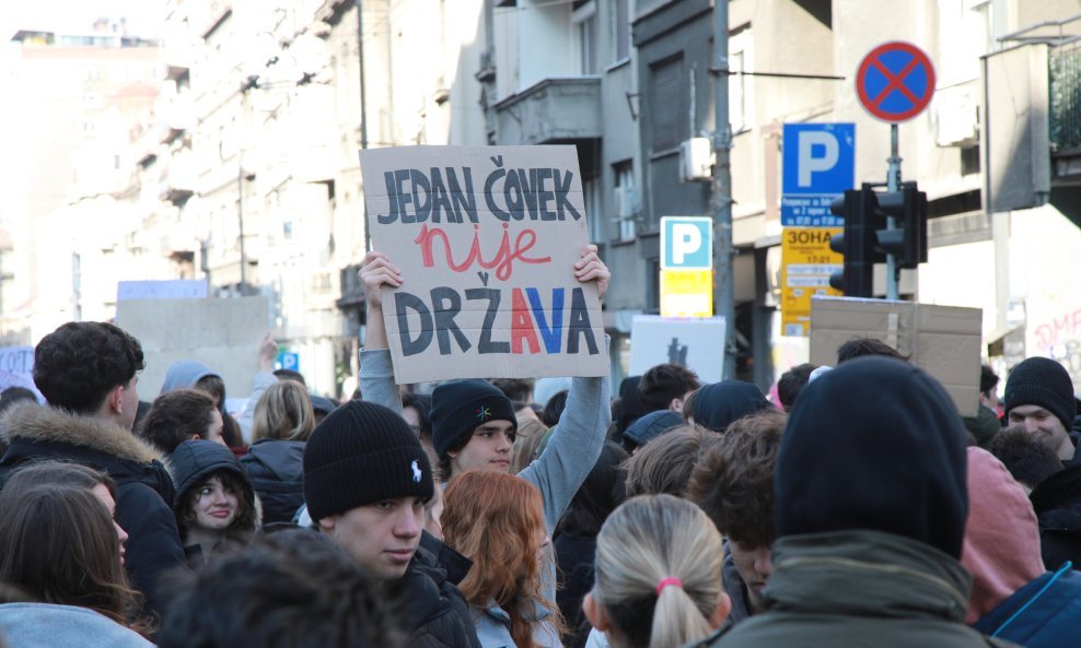Prosvjed u Beogradu