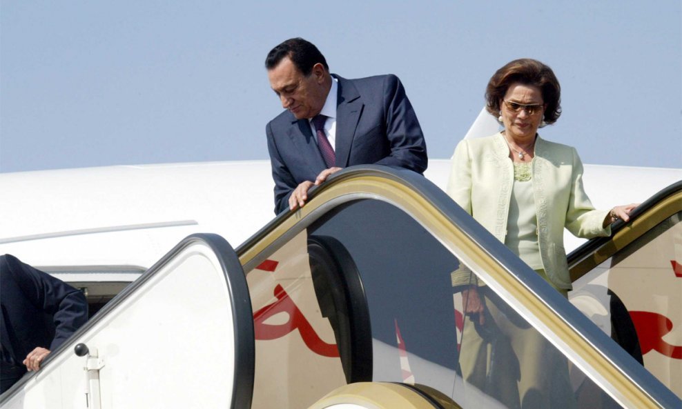 Hosni Mubarak Suzanne Mubarak