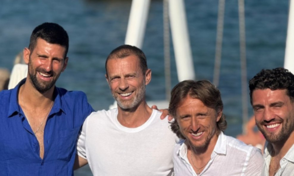 Novak, Čeferin, Modrić i Kovačić