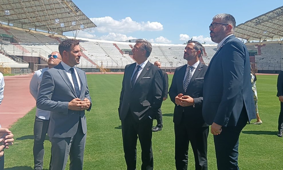 Premijer Andrej Plenković na Poljudu