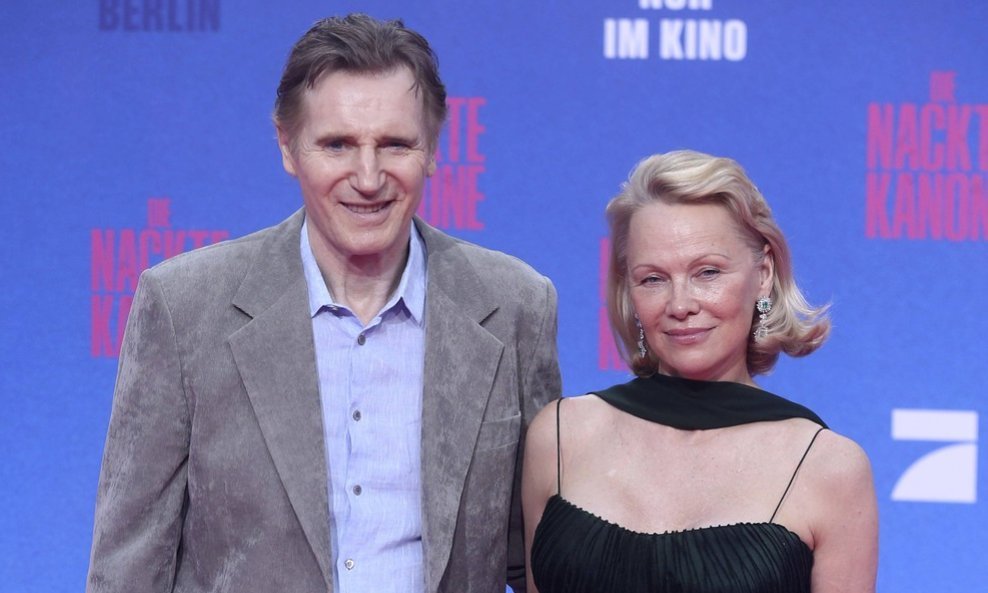 Liam Neeson i Pamela Anderson