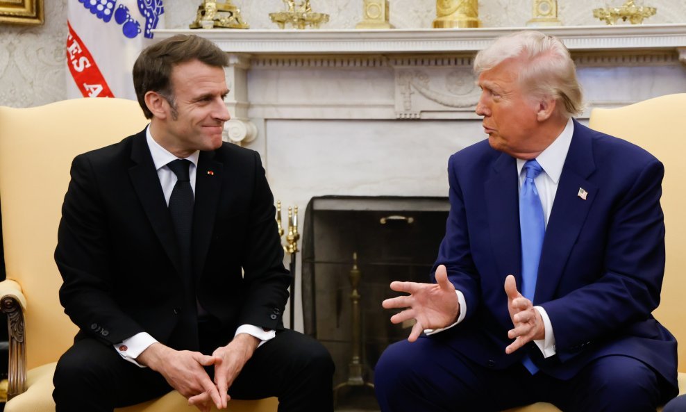 Emmanuel Macron i Donald Trump