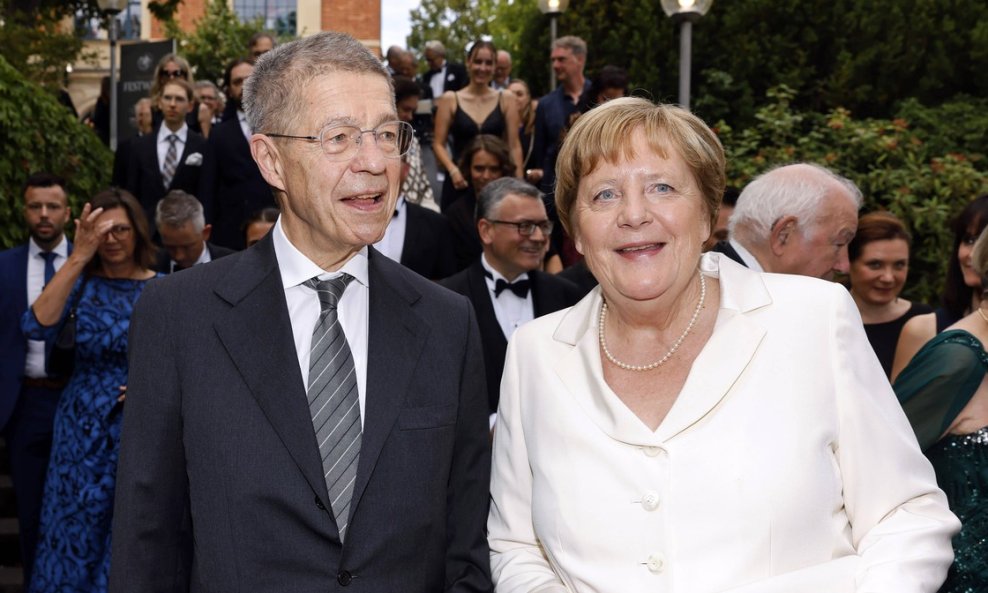 Angela Merkel i njen suprug Joachim Sauer