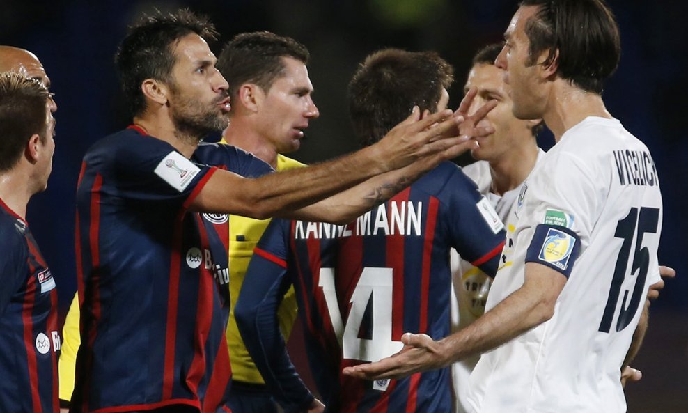 Mario Yepes Ivan Vicelich San Lorenzo Auckland City