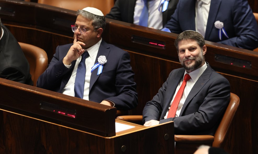 Itamar Ben-Gvir i Bezalel Smotrich u Knessetu
