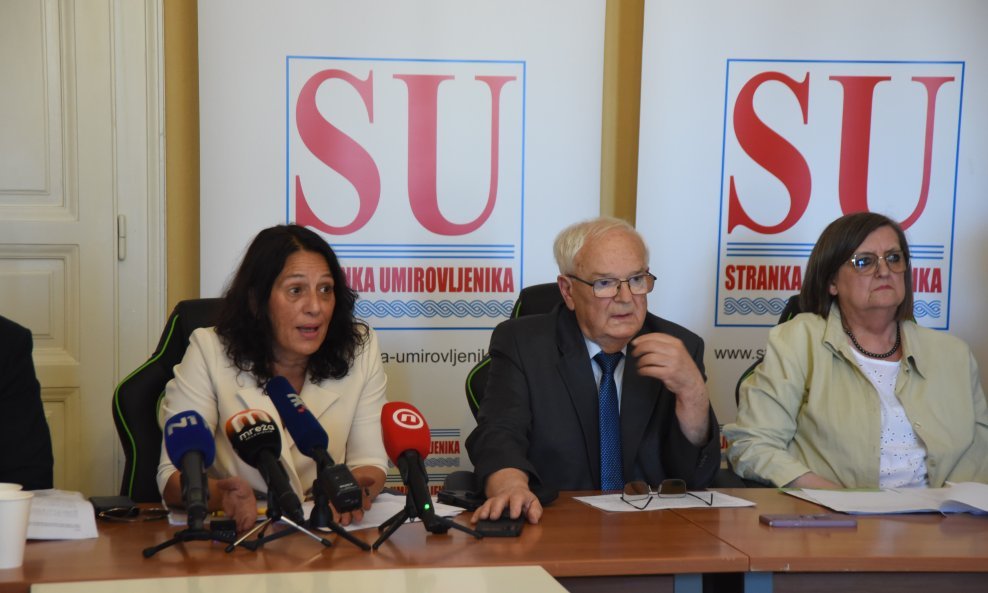 Stranka umirovljenika podnijela je zahtjev za ocjenom ustavnosti jedne odredbe Zakona o mirovinskom osiguranju