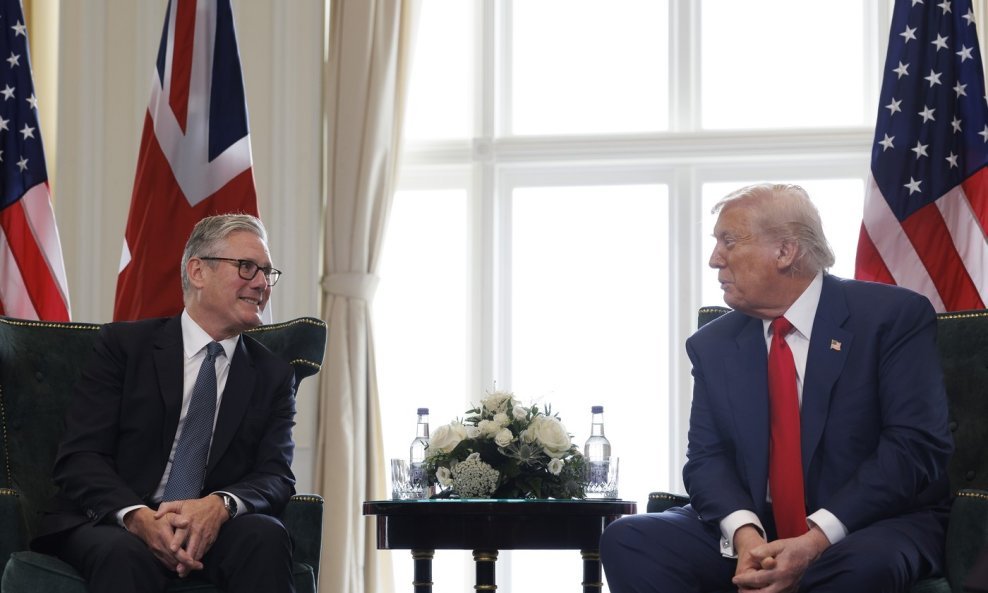 Keir Starmer i Donald Trump