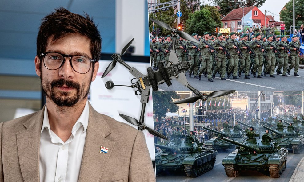 Ivan Jelušić iz Orqe komentirao je za tportal prvo pojavljivanje FPV dronova na vojnoj paradi