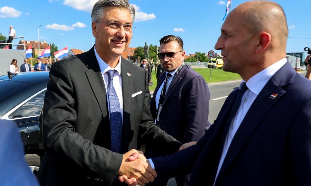 Andrej Plenković i Ivan Anušić