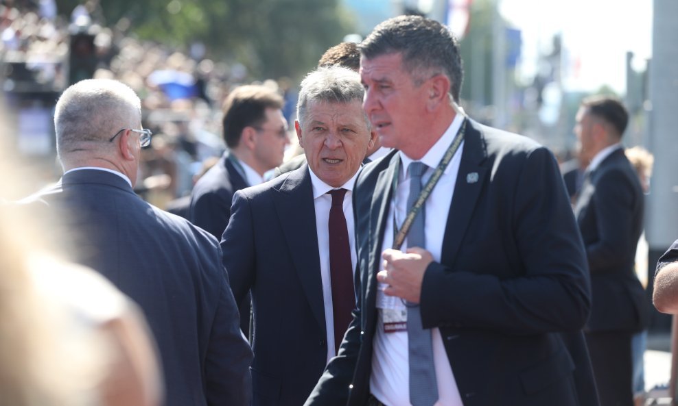 Ivan Turudić u dolasku na mimohod