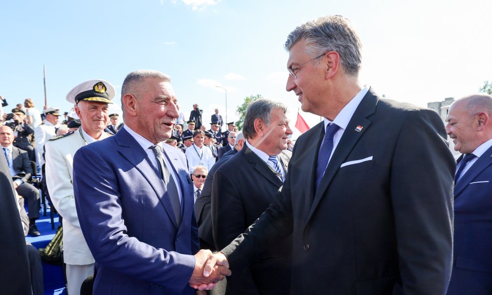 Ante Gotovina i Andrej Plenković