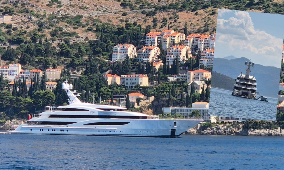 Superjahta Gigia usidrena je kod Dubrovnika