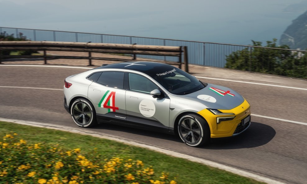 Polestar 4 Long range Single motor je pobjednik utrke Mille Miglia Green 2025.