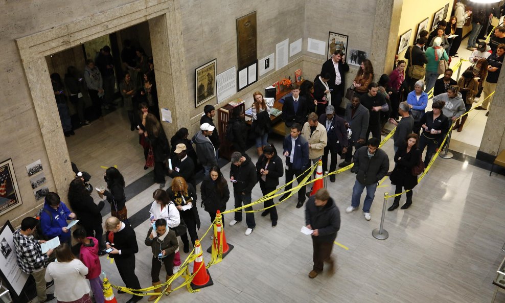 Redovi za glasanje Richmond, Virginija