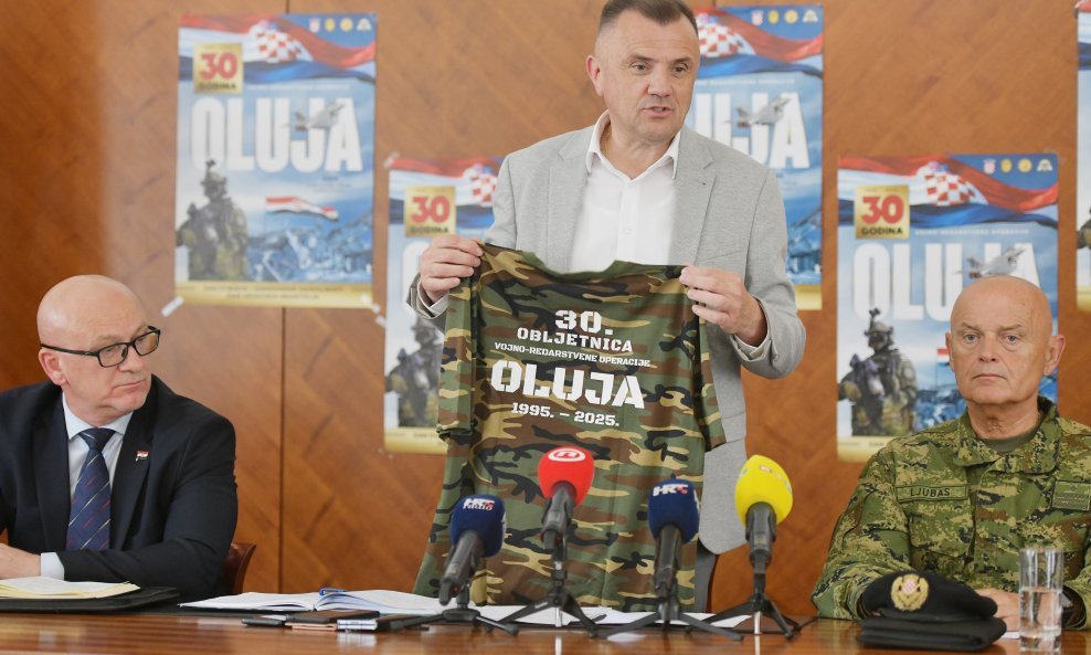 Konferencija za medije na kojoj je predstavljen program proslave Oluje