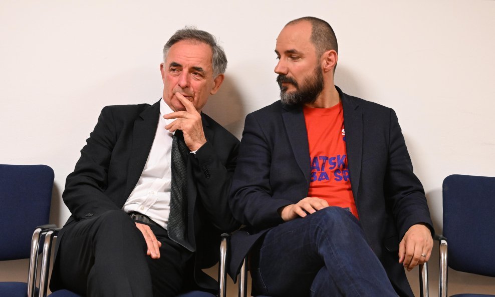 Čelnici SNV-a Milorad Pupovac i Boris Milošević