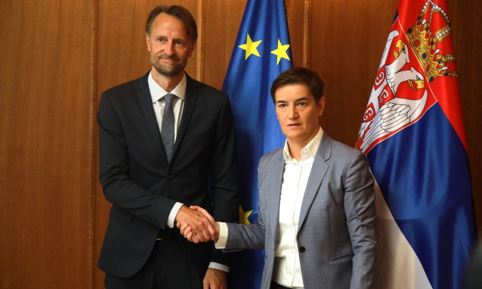 Andreas von Beckerath i Ana Brnabić
