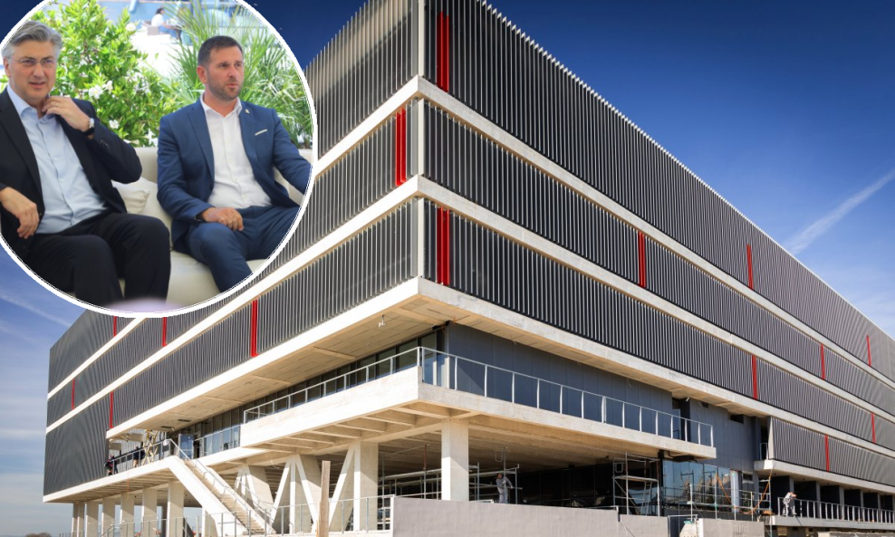 Tehnološki park u Dračevcu, Andrej Plenković i Tomislav Šuta (u krugu)