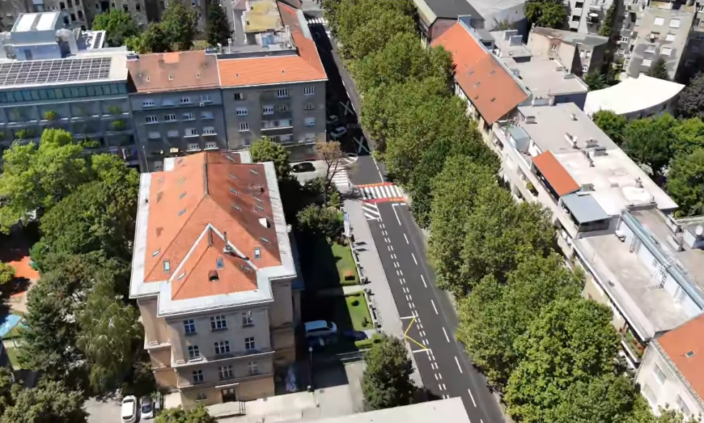 U MO Kralj Zvonimir maksimalna brzina prometovanja je 40 kilometara na sat