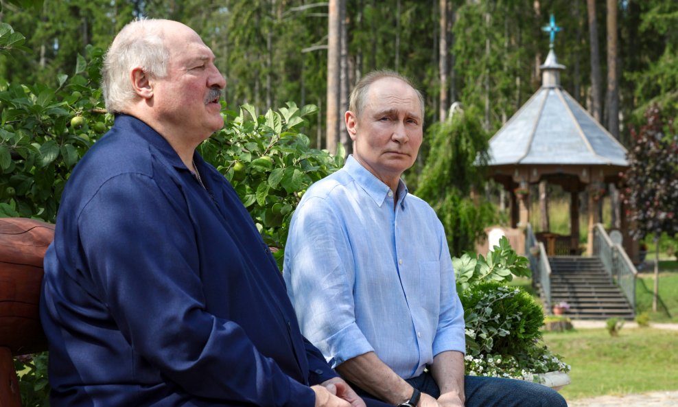 Aleksandar Lukašenko i Vladimir Putin
