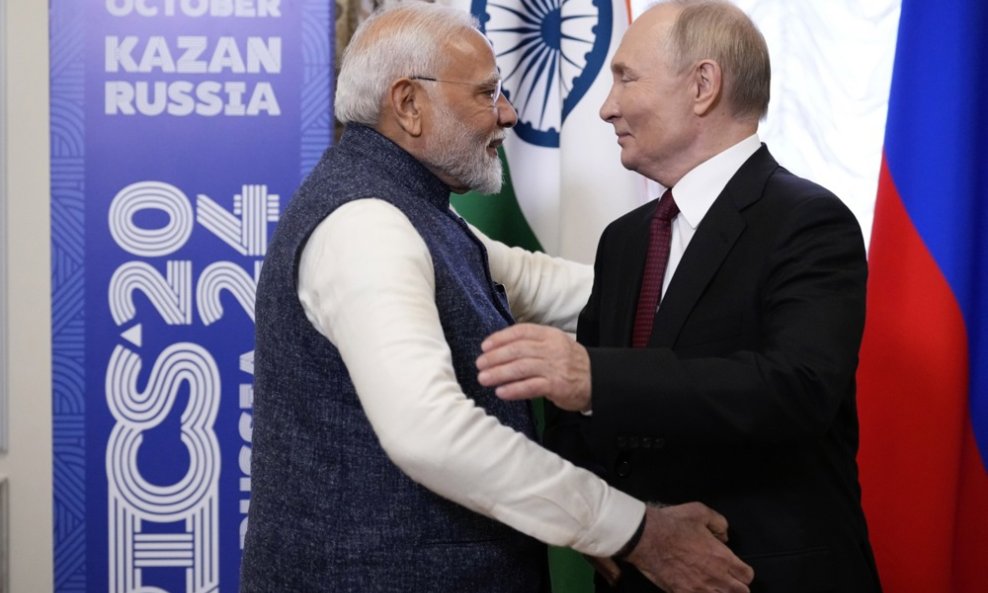 Narendra Modi i Vladimir Putin