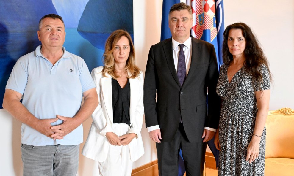 Predsjednik Milanović susreo se s obitelji pomorca Bekavca i odvjetnicom Kotarac Jabukom prije nešto manje od mjesec dana