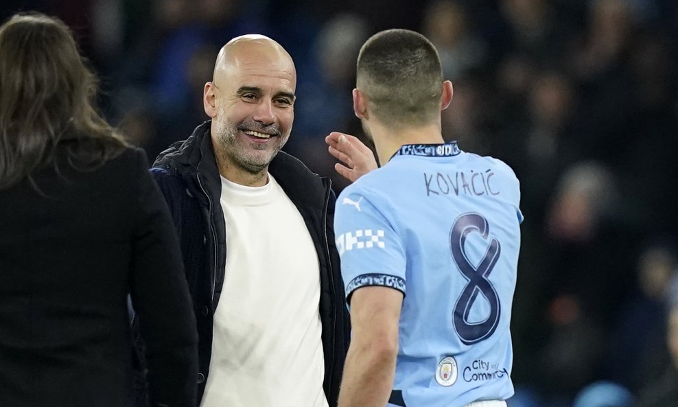 Pep Guardiola i Mateo Kovačić