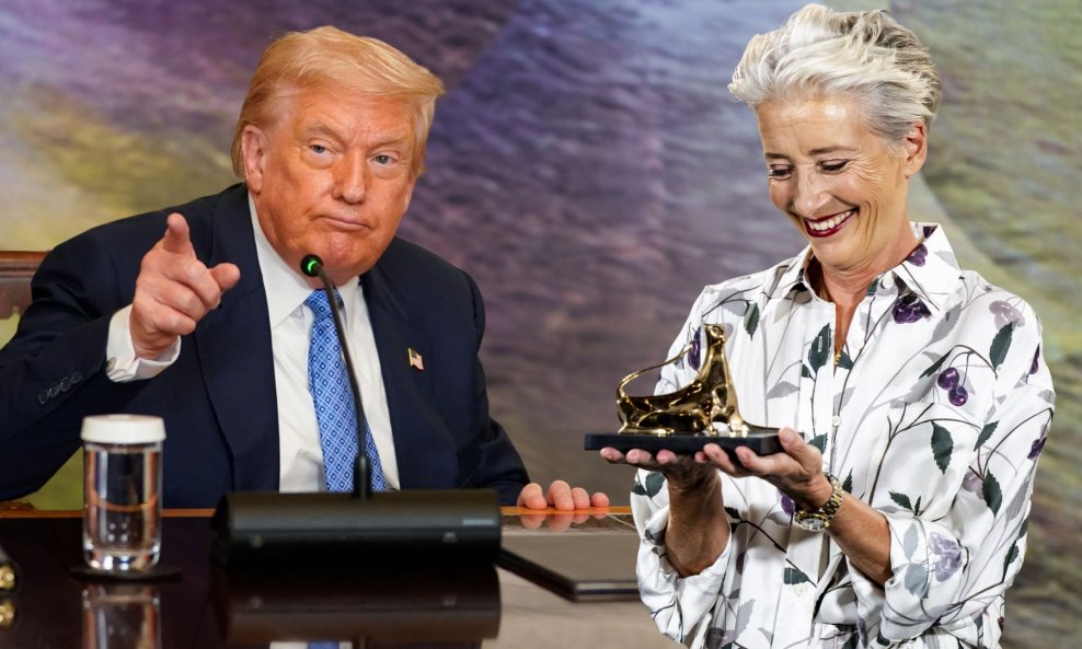 Donald Trump i Emma Thompson