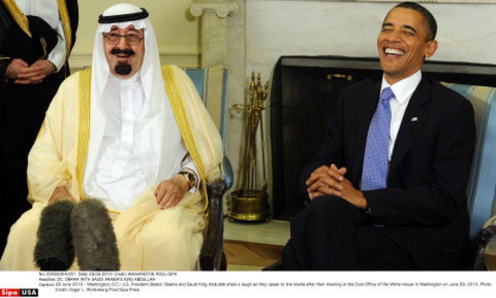 Barack Obama i saudijski kralj Abdullah