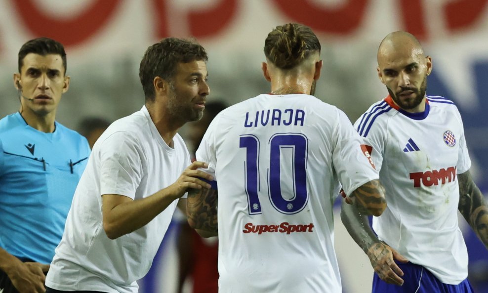 Gonzalo Garcia, Marko Livaja i Anthony Kalik NK Hajduk