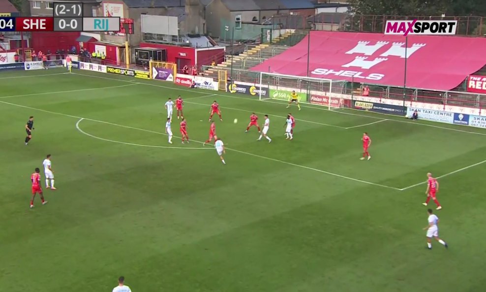 Shelbourne - Rijeka (Fruk, gol za 0:1)