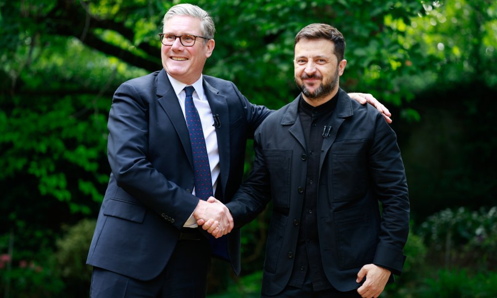 Keir Starmer i Volodimir Zelenski