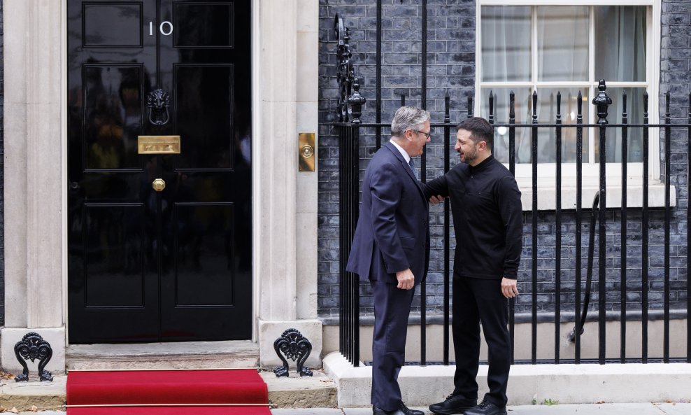 Keir Starmer i Volodimir Zelenski