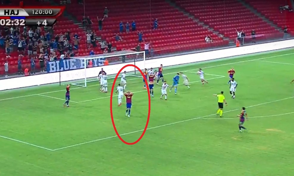 Udarac Šarlije Berisha je skinuo s gol crte