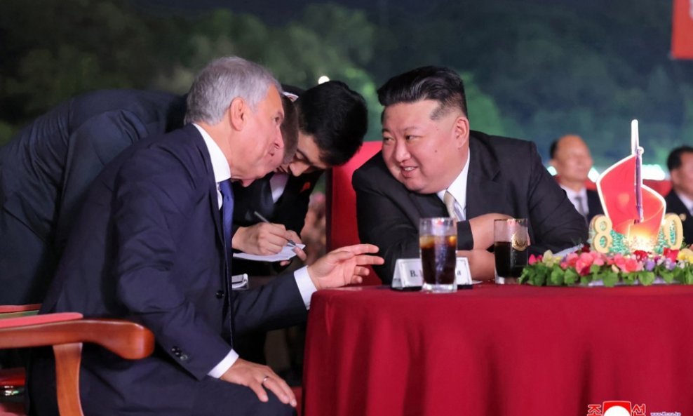 Vjačeslav Volodin, Kim Jong Un