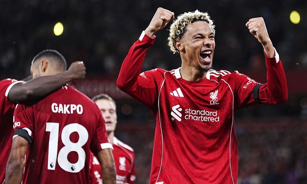 Slavlje igrača Liverpoola
