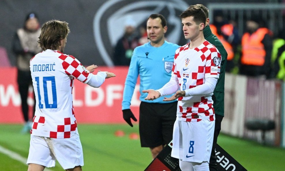 Luka Modrić i Martin Baturina