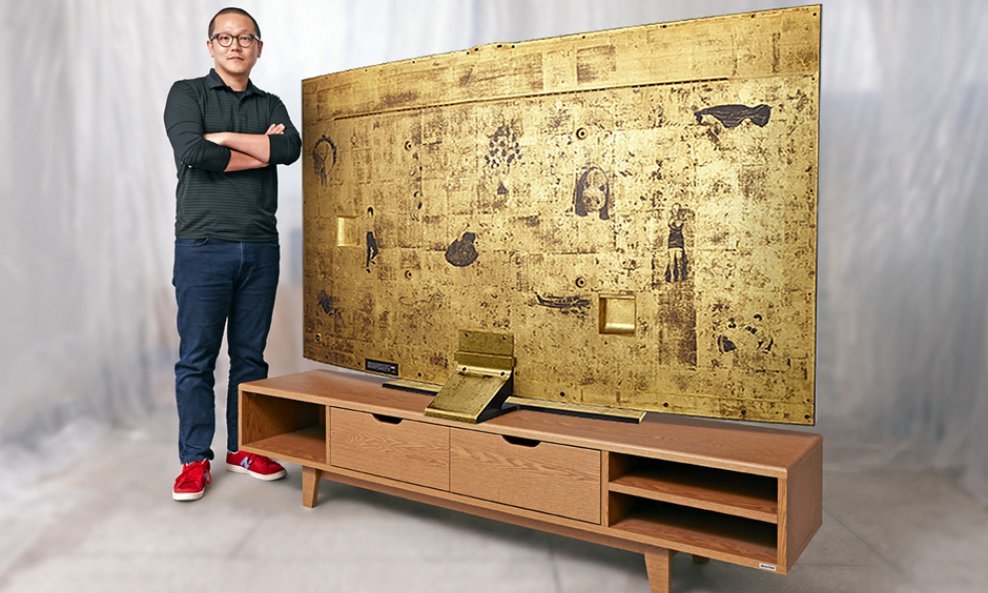 gold samsung tv