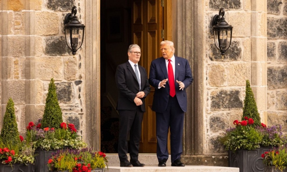 Keir Starmer i Donald Trump
