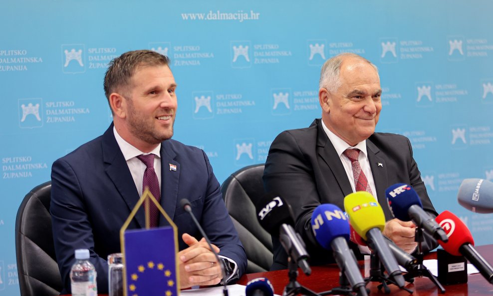 Župan Blaženko Boban i gradonačelnik Tomislav Šuta