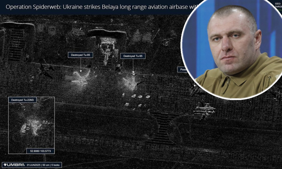 Snimke posljedica napada u ruskoj zračnoj bazi/Vasil Maljuk