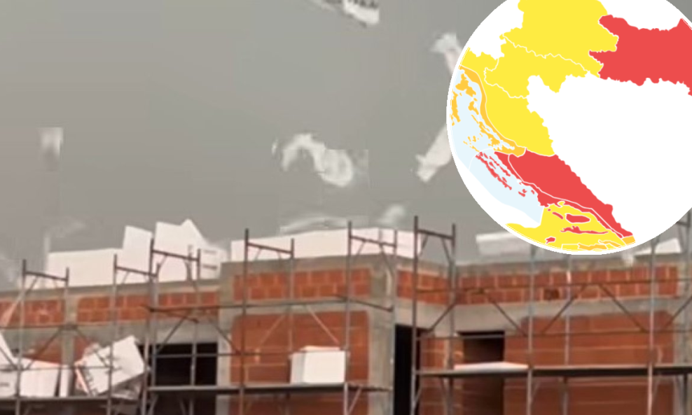 Nevrijeme u istočnoj Slavoniji