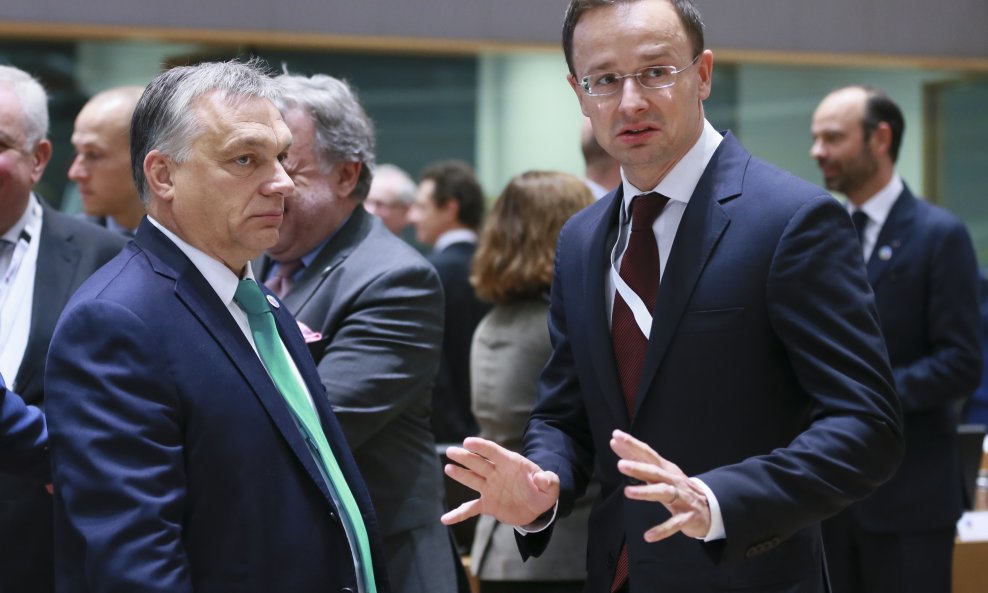 Viktor Orbán i Peter Szijjártó