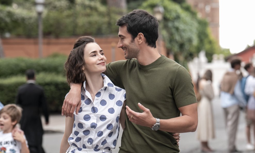 Lily Collins s Eugenijem Franceschinijem