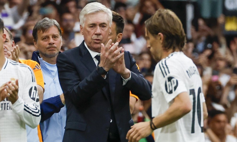 Ancelotti i Modrić
