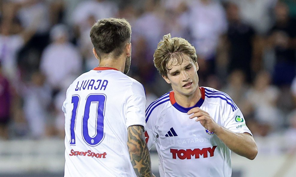 Marko Livaja i Rokas Pukštas, NK Hajduk