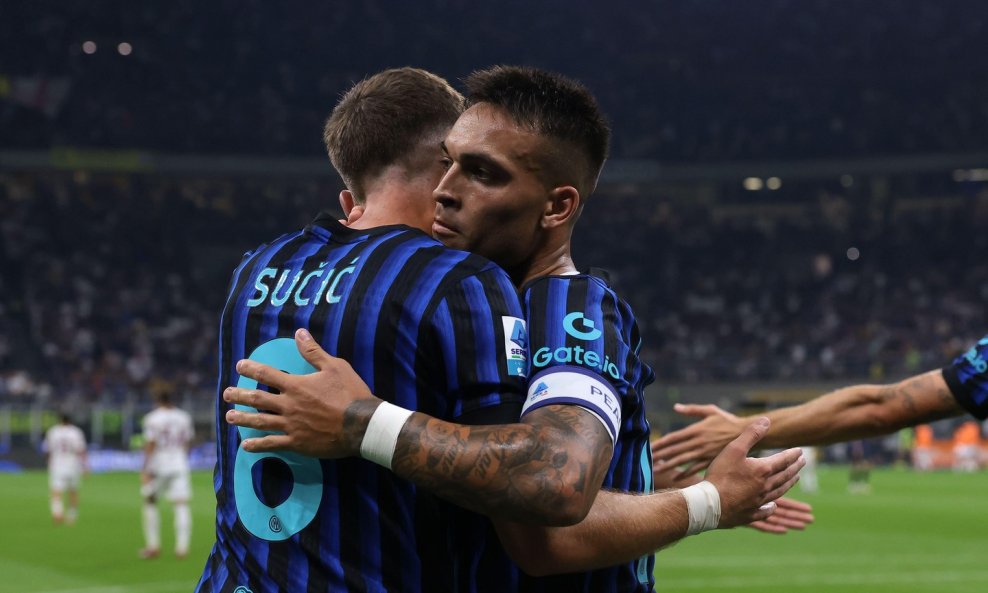 Petar Sučić i Lautaro Martinez