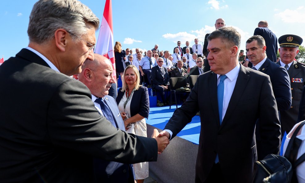 Andrej Plenković i Zoran Milanović